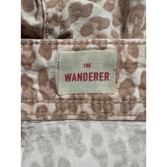 Anthropologie Pants Womens 28 The Wanderer Leopard Crop Mid Rise Skinny Boho - Picture 4 of 10